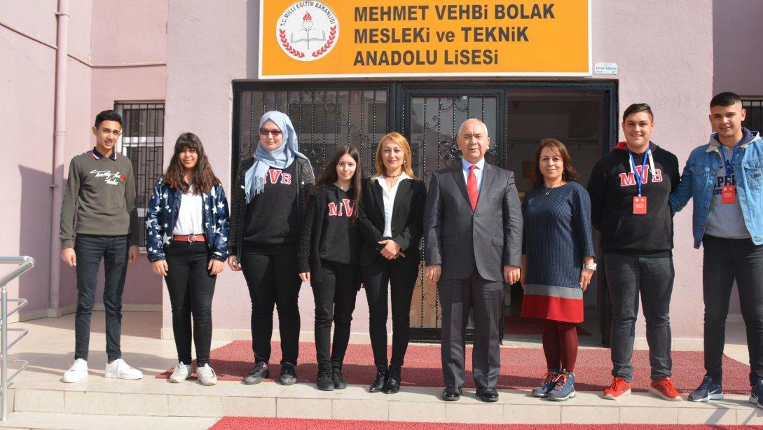 İlçe Milli Eğitim Müdürümüzün Mehmet Vehbi Bolak MTAL Ziyareti