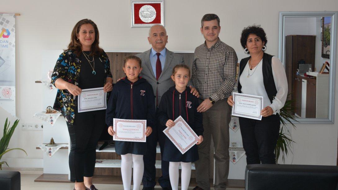 Plevne İlkokulu Öğretmen ve Öğrencileri İlçe Millî Eğitim Müdürümüzü Ziyaret Etti