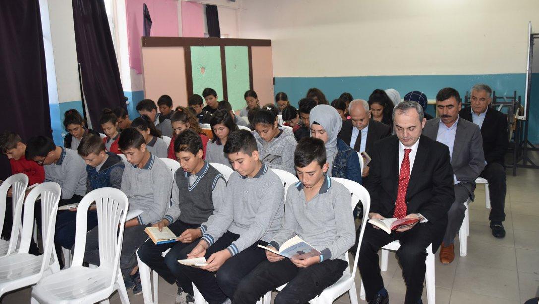 Karamanköy Mehmetçik Ortaokulu Kitap Okuma Etkinliği