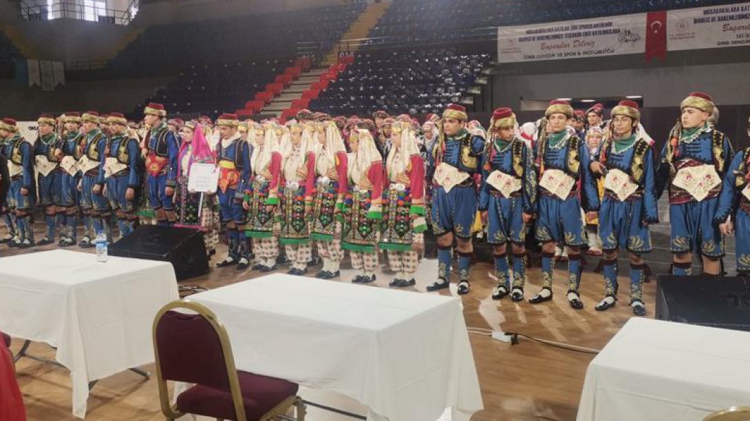 15Temmuz Şehitler Anadolu Lisesi  Okul Sporları Halk Oyunları Bölge Yarışmasında 2. Oldu