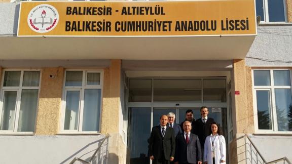 Cumhuriyet Anadolu Lisesi Öğretmen ve Öğrencileriyle Buluştuk