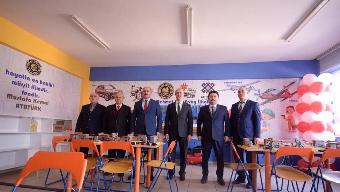 Mehmet Akif Ersoy İlkokulu Ahşap Beceri Atölyesine Kavuştu