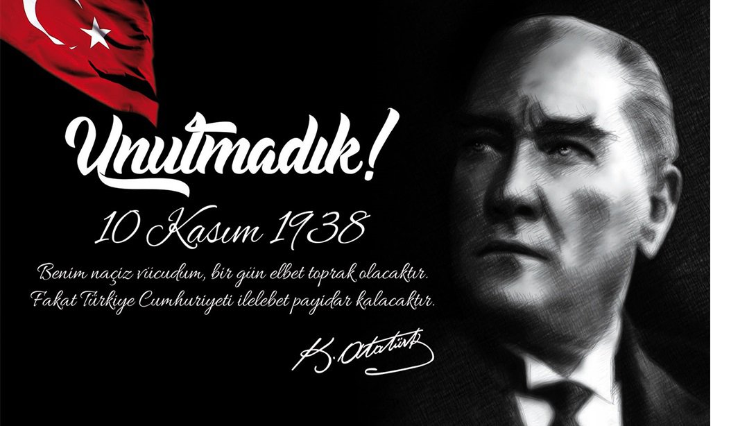 İlçe Milli Eğitim Müdürümüz Çetin Keren'in Atatürk'ün 84. Vefat Yıl Dönümü Anma Mesajı