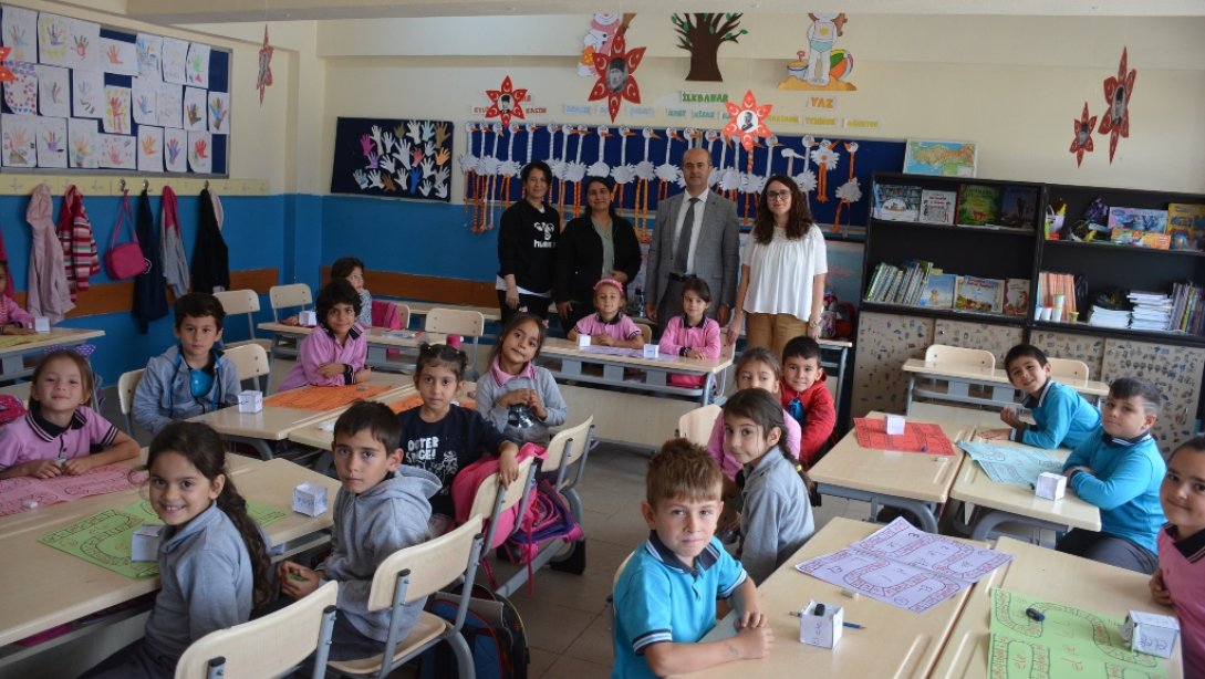 İlçe Milli Eğitim Müdürümüz Karamanlar İlkokulu ve Ortaokulunu ziyaret etti