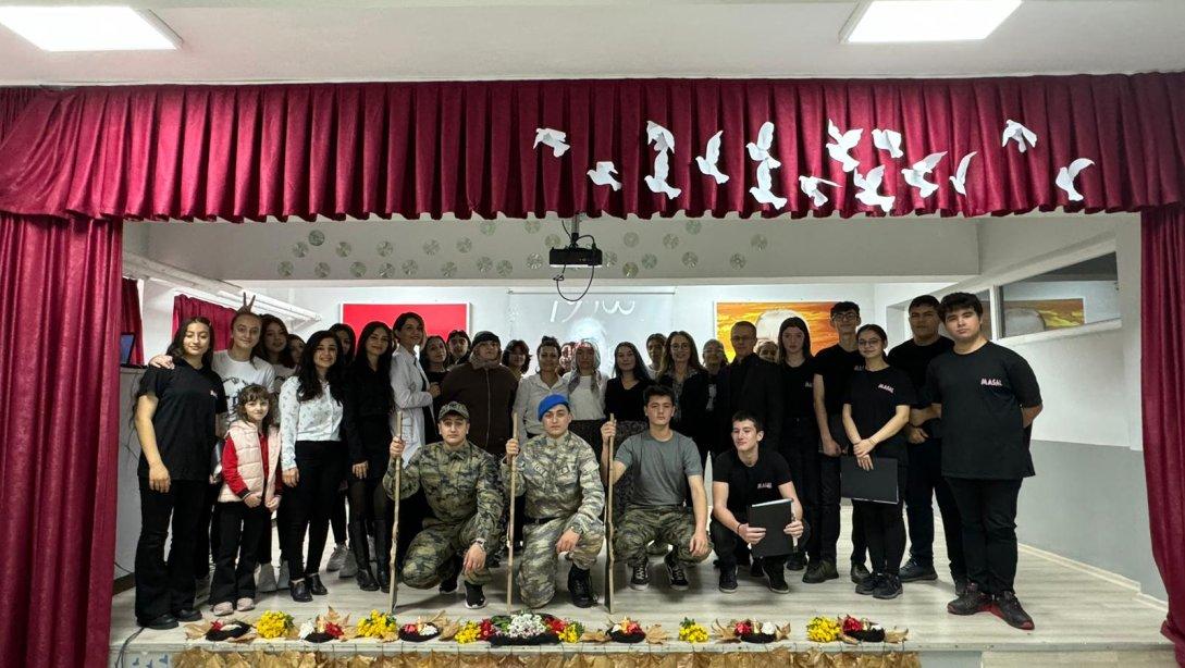 Mehmet Ağa Safarov Anadolu Lisesinde 10 Kasım Atatürk'ü Anma Programı düzenlendi